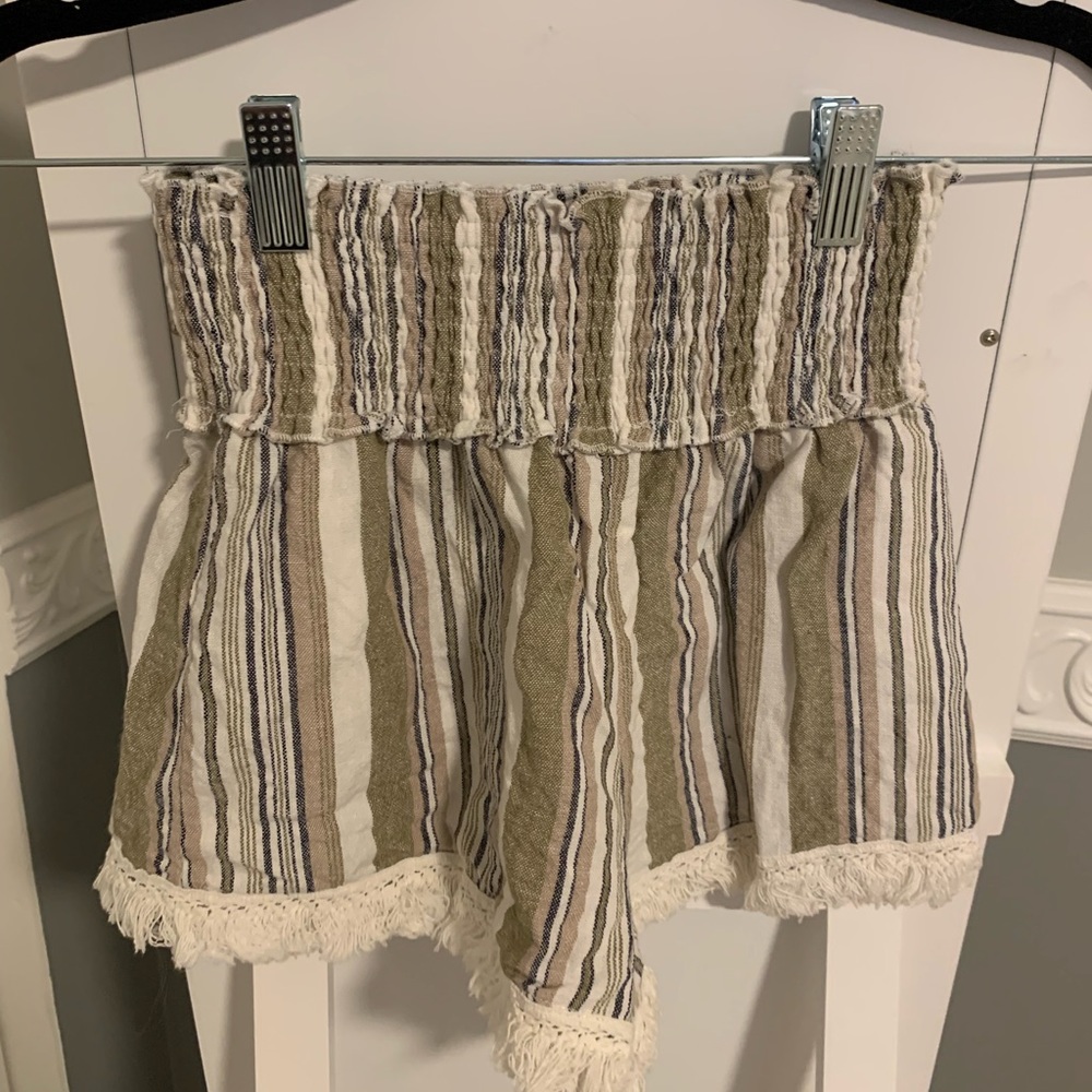 Summer Striped Shorts - Size S